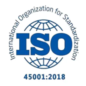 45001:2018 ISO-Certified Logo